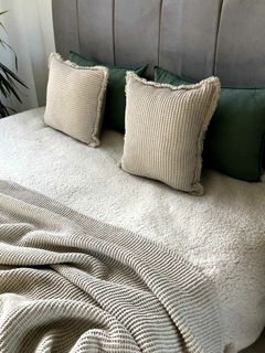 Manta/pie de cama Beige en internet
