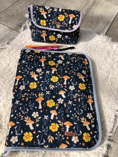 Combo Guarda A4 + Cartu desplegable Honguitos - Namasté diseño y deco