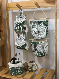 Combo organizadores de baño Hojas - Namasté diseño y deco