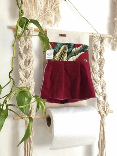Organizador de macramé