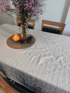Imagen de Mantel tusor con lurex