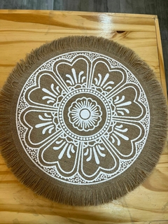 Individuales Arpillera - Namasté diseño y deco