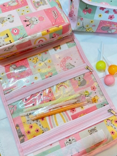 Cartu / Neceser XL Animalitos rosa - Namasté diseño y deco