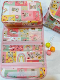 Cartu / Neceser XL Animalitos rosa - comprar online