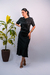Vestido longuete com flor na internet