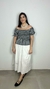 Blusa vichy com babado - loja online