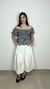 Blusa vichy com babado - LC Concept