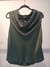 Blusa de cetim de gola drapeado - LC Concept