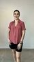 Blusa de viscose de botões