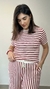 Blusa listrada de tricô - comprar online