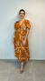 Vestido midi decote coração