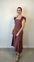 Vestido mini com babados na alça na internet