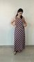 Vestido longo listrado - loja online