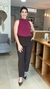 Blusa pique gola alta com laço - comprar online