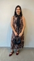 Vestido midi de onça na internet