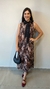 Vestido midi de onça - LC Concept