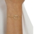 Pulseira Coração Vazado Fecho Gravata 5420 - comprar online