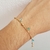 Pulseira Singapura Bolinhas, Olho Grego e Pedras Coloridas 5056 - comprar online