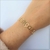 Pulseira Letras Lisas Correntaria Dupla 4752 - comprar online