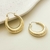 Brinco Argola Oca Texturizada 5574