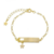 Pulseira Infantil Placa Coração e Estrela 4980