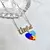 Colar Personalizado com Nome e Pingente Esmaltado de Autismo