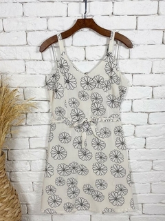 Vestido Feminino Margarida Creme G