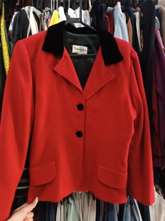 Blazer de lã Vermelho Feminino