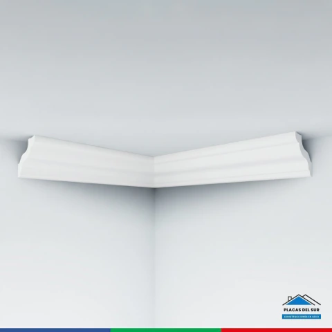 Moldura decorativa M37 2 m - Placas del Sur