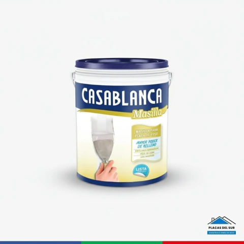Masilla Casablanca 6 kg - Placas del Sur