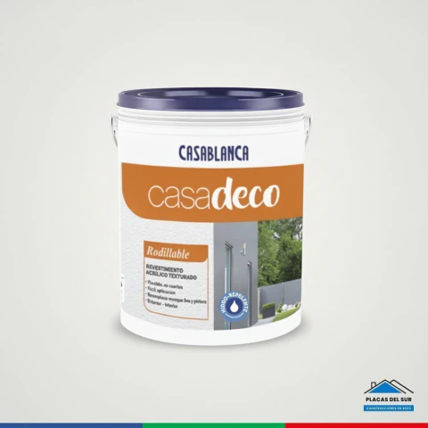 Revestimiento texturado Casadeco rodillable 25 kg - Placas del Sur