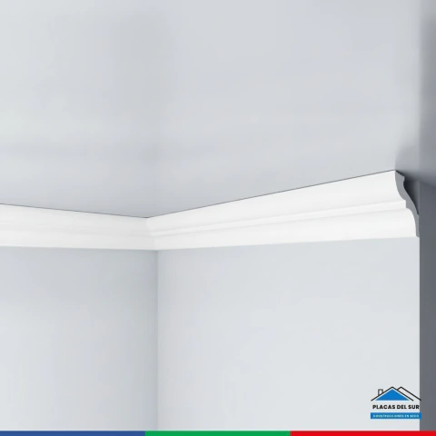 Moldura decorativa M40 2 m - Placas del Sur