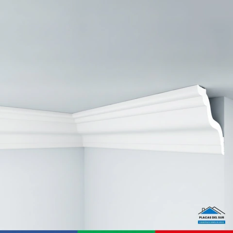 Moldura decorativa M68 2 m - Placas del Sur