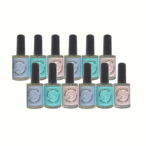 12 x MAGIC REMOVER removedor de esmalte en gel de 11 ml c/u