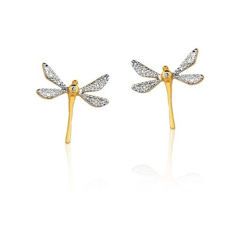 Brinco Libélula com Zircônia