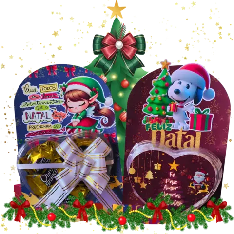 Card Gigante + Coração Acetato