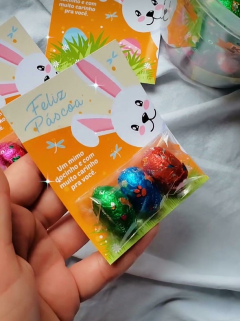 CARD + 3 OVINHOS DE CHOCOLATE