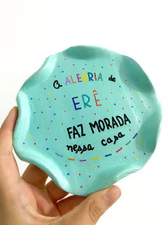 Plaquinha Alegria de Erê - comprar online
