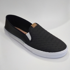 Panchas Napa Comodas Negro Moleca
