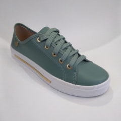 Zapatilla Clasica Lisa Verde Menta Mujer Moleca