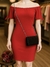 Vestido tubinho - elegance manga - Vermelho - comprar online