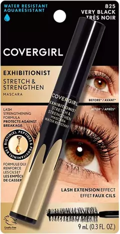 Mascara para pestañas Covergirl. Tono Very black