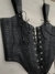 Corset crocco negro - comprar online