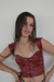 Corset Kia crocco rojo - Z I N G A R A