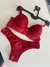 Conjunto Mega com renda - vermelho