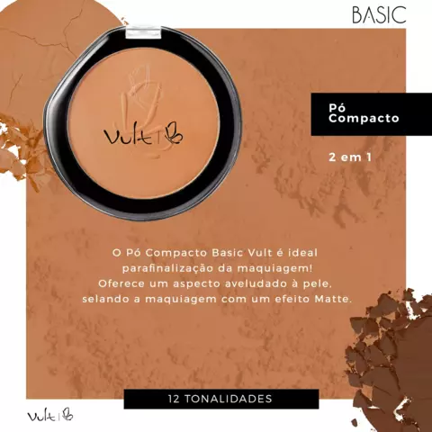 VULT - Pó Compacto Make Up Matte 49g