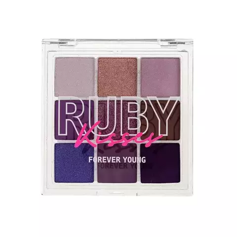 RUBY KISSES PALETA DE SOMBRAS 9 CORES - FOREVER YOUNG