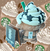 Toy Munny Starbucks café e oreo na internet