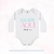 Body Infantil Branco com Manga Longa Personalizado