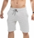 Bermuda Masculina de Moletom Casual Esportiva Multiuso Academia Treino